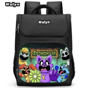 ZOONOMALY Children Backpack for Grade1-3, Cartoon School Bags for Boys Girls with Two Size Options,Durable School Satchel