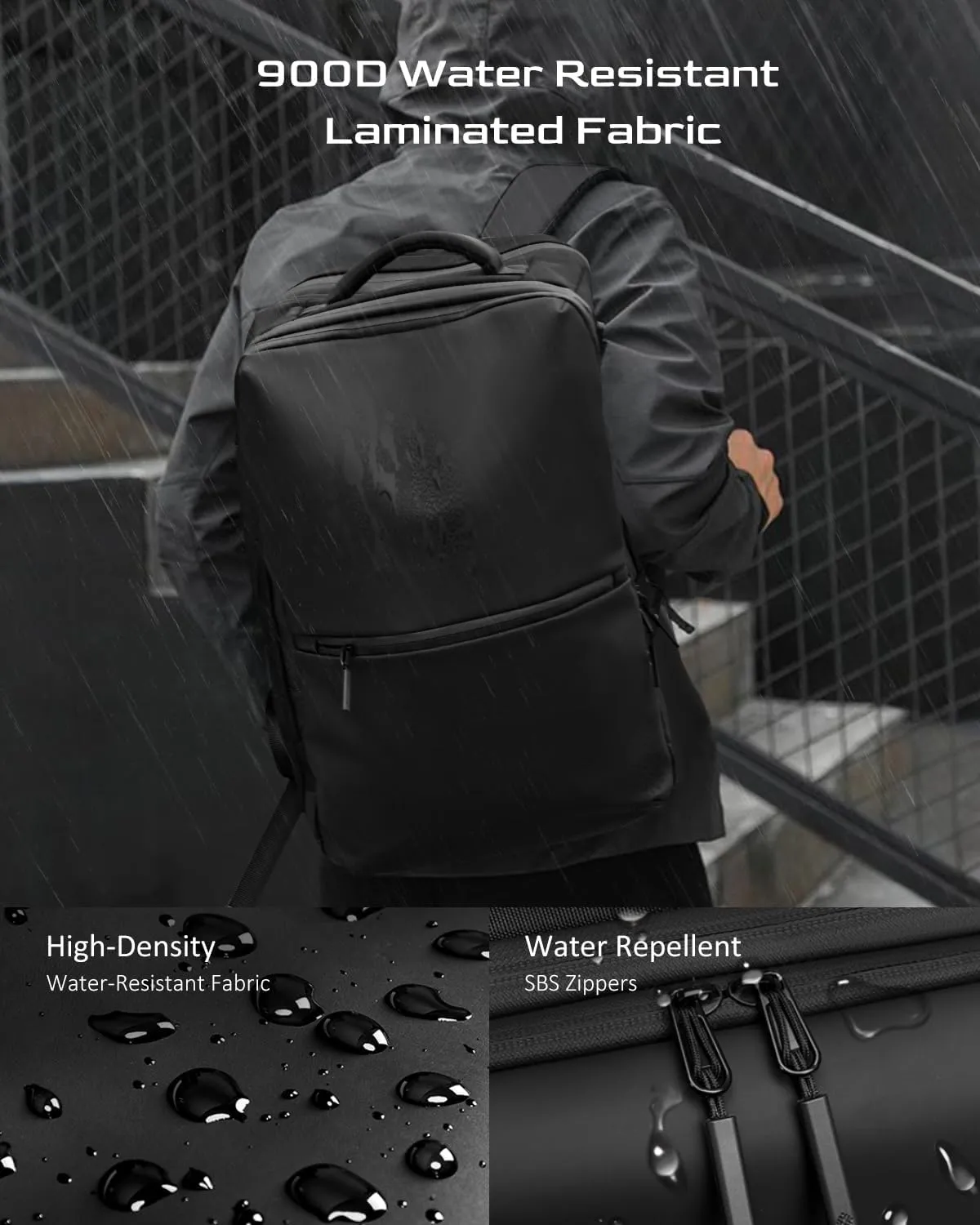 Zurligi Vacuum Backpack Travel - Extra Large 70L Expandable Vacuum Compression Backpack with Pump, Water Resistant, TSA Lock, Fits 19 inch Laptop, for Camping, Weekender, Business, College